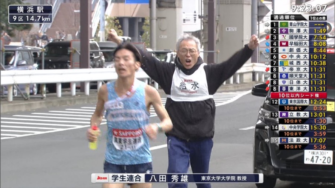 【箱根駅伝】給水に現れた東大教授八田秀雄のwiki経歴